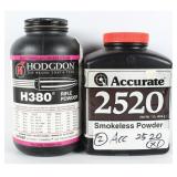 Hodgdon H380 & Accurate 2520 Smokeless Powder