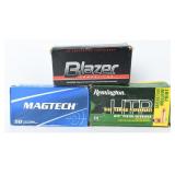 150 Rounds Blazer Magtech & Remington .40 S&W Ammo