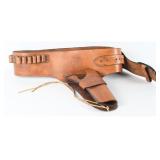 Western Buscadero Leather Belt & Holster Set, .44