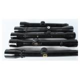 A Collection of 5 Fixed-Power Rifle Scopes