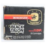 Winchester Supreme Black Talon 10mm Auto Ammo (20)