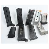 9 Assorted Pistol Magazines