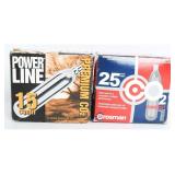 40 Crosman & Powerline 12g CO2 Cartridges