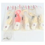 5 Zak Tackle Wally Whale Squirm Worm Plastic Lures