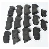 14 Assorted Rubber Revolver Pistol Grips