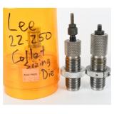 Pair RCBS & Lee .22-250 Rem. Reloading Die Sets