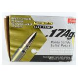 350 Aguila .17 20 Grain Jacketed Solid Point Ammo