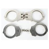 2 Pair Peerless Handcuffs: Model 300 & Hinged