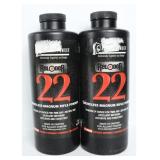Pair Alliant Reloder 22 Smokeless Magnum Powder