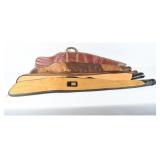 Set 5 Vtg Soft Long Gun Cases w/ Kolpin Gun-Tector