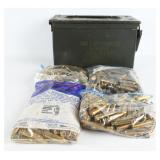 400 Remington .22-250 Brass Cases & Ammunition Can