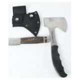 Browning 478 Hatchet & C+R Loo Curved Knife