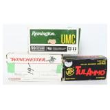 141 Rounds Winchester, Remington & TulAmmo 9mm FMJ