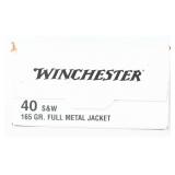 Winchester USA Ammunition .40 S&W A Lot of 100