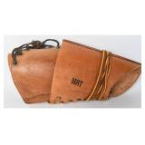 Pair U.S. M1 Garand Leather Sniper Cheek Pads