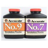 Pair Accurate Arms Smokeless Powder Containers