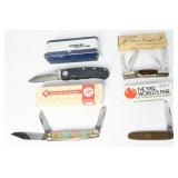 4 Pocket Knives: Schrade, Kissing Cranes & Frost