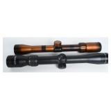 Pair Simmons 3-9x32 & Tasco Rifle Scopes