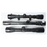Three Rifle Scopes: BSA, Weaver & Simmons