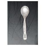 Sterling Silver  Tiny Salt Spoon     3.83G