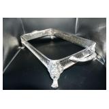 Vintage Silver Plate Pan Holder