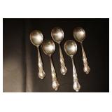 1847 Rogers Bros 5 Soup Spoons-Heritage