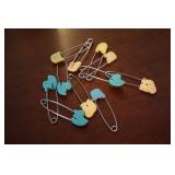Collection Vtg Baby Diaper Pins