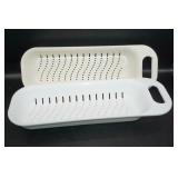 2 Rectangle Colanders