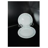 Corelle Ware 2 Bread Plates w/flowers