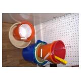 Collection of Scrub Buckets & Plastic Containers..