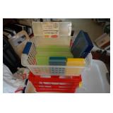 Basket Lot of Storage Containers