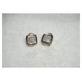 Gold & Silver Tone Pierced Earrings