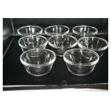 Set of 8 Custard Bowls Anchor Hocking