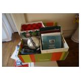 Box lot with Misc Household Items