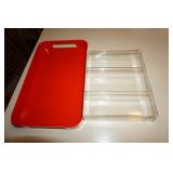 Collection of Plastic Serving Trays
