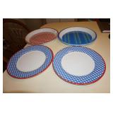 Collection of Plastic Trays & Platters