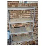 Grey Plastic Shelving Unit