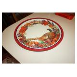 Metal Pheasant Platter