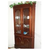 Mahogany Corner Cabinet