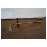2 Candle Snuffers 1 Brass, 1 Pewter