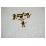 Grandma Pin w/ April stone