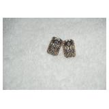 Silver & Gold Tone Pierced Earrings