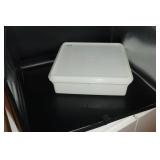 Clear Square Tupperware Container