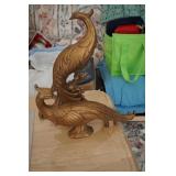 2 Peacocks Figurines