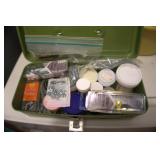 Metal Toolbox w/bolts & screws