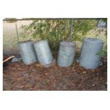 Collection of Trash cans