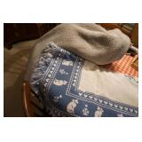 Collection of Two Throws  One Cat