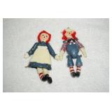 Raggedy Ann and Andy Ornaments