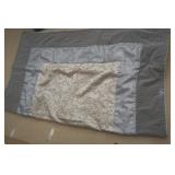 Cloth and Silk Grey Throw