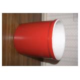 Red Ceramic Utensil Holder